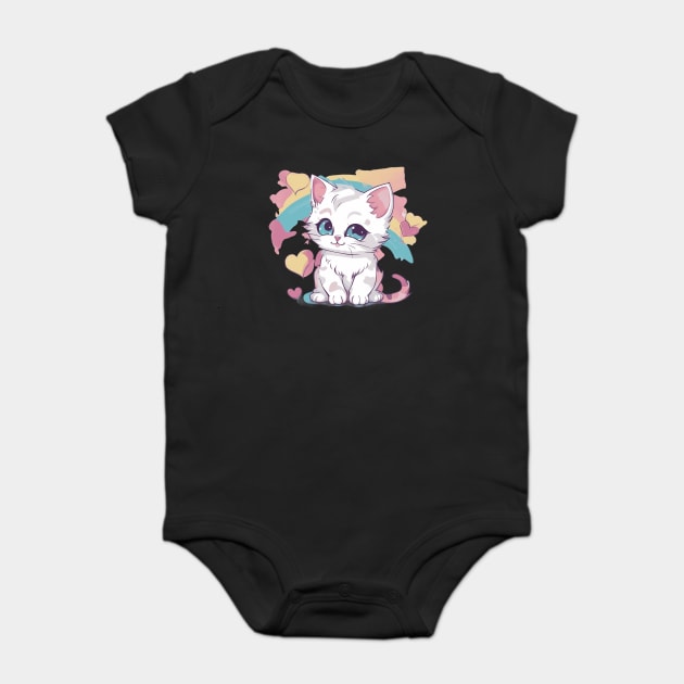 You're My Sunshine Cat Baby Bodysuit by animegirlnft